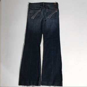 7 For All Mankind Dojo Jeans Size 29 Fray